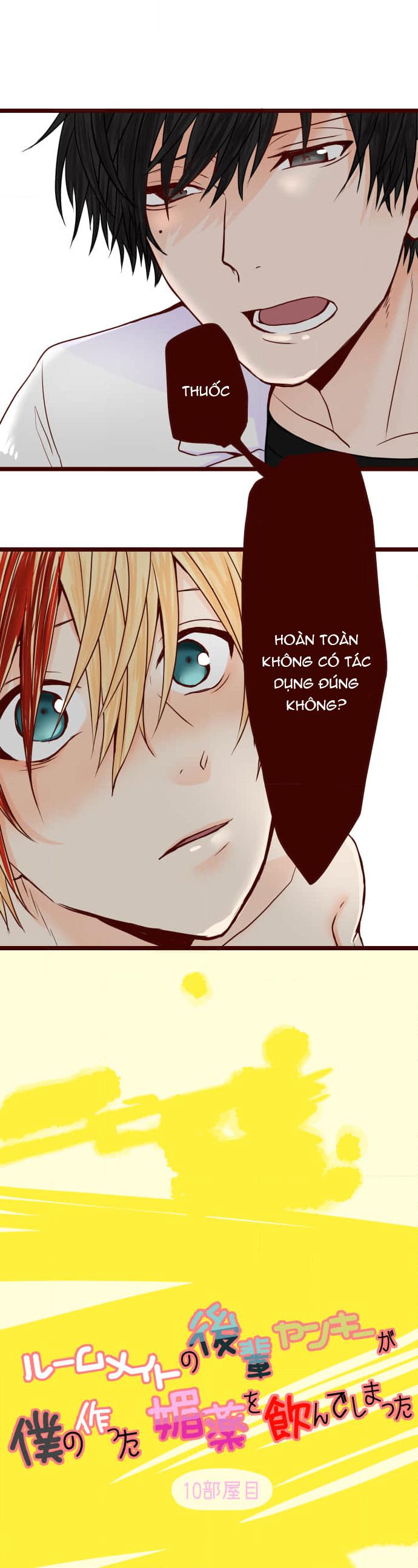 Đọc truyện Bạn Cùng Phòng Lỡ Uống Thuốc Kích Dục Tôi Chế Và Cái Kết - Chapter 10