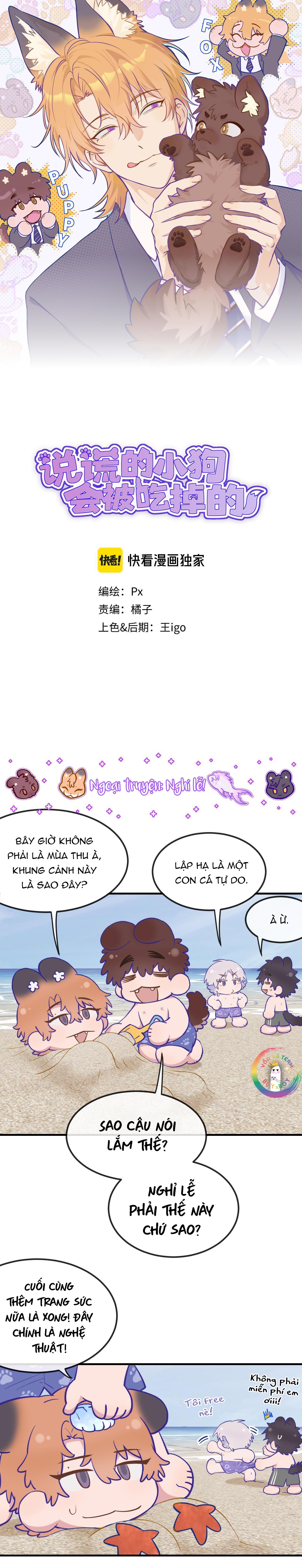 Đọc truyện Cún Con Nói Dối Sẽ Bị Ăn Thịt - Chapter 29.1