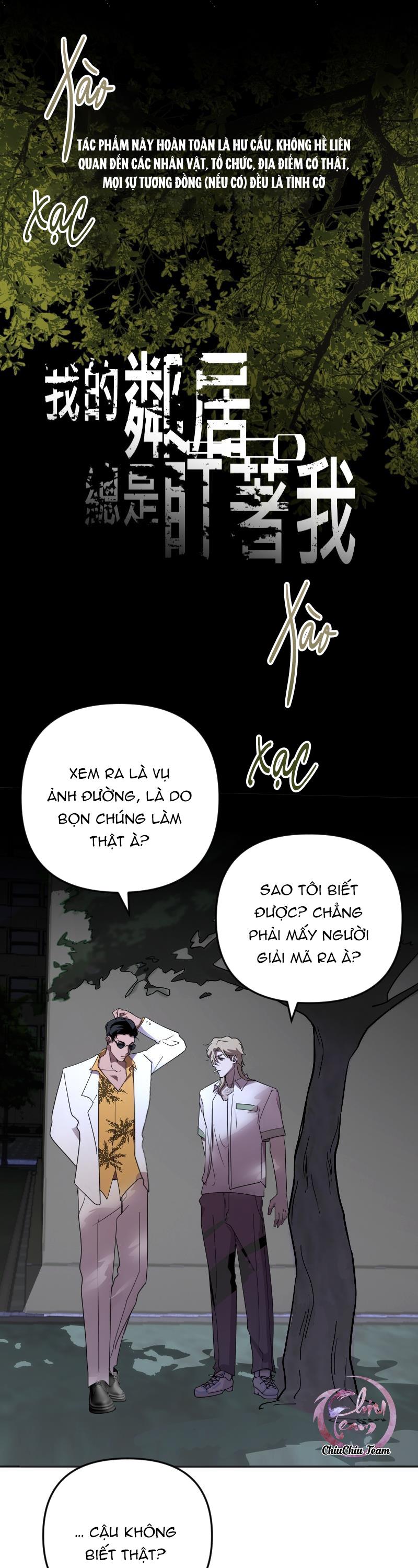 Đọc truyện Tên Hàng Xóm Cứ Dán Mắt Vào Tôi - Chapter 37