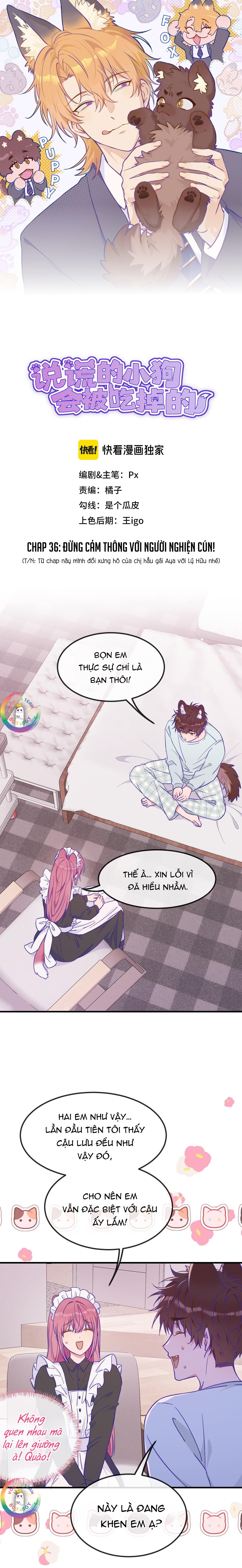 Đọc truyện Cún Con Nói Dối Sẽ Bị Ăn Thịt - Chapter 36