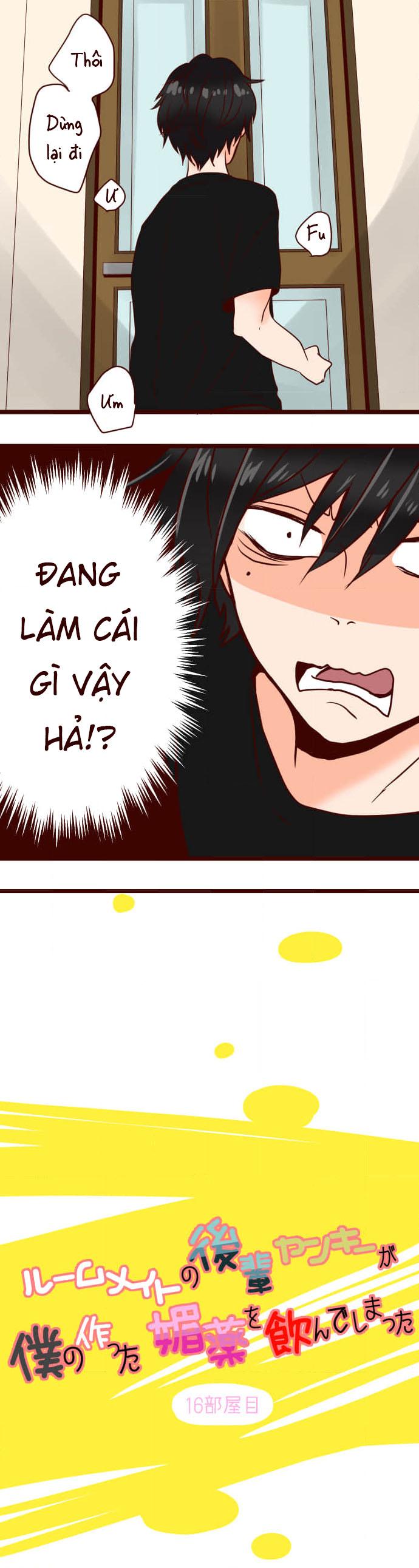 Đọc truyện Bạn Cùng Phòng Lỡ Uống Thuốc Kích Dục Tôi Chế Và Cái Kết - Chapter 16