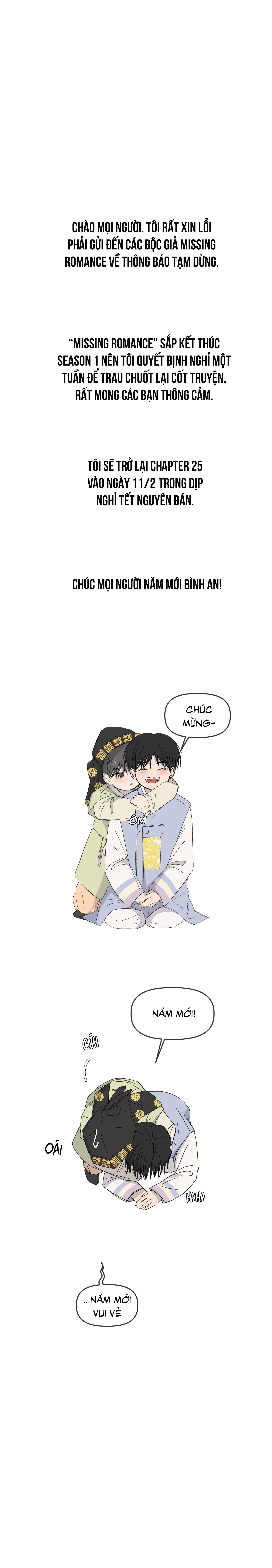 Đọc truyện Missing Romance - Chapter 24.1