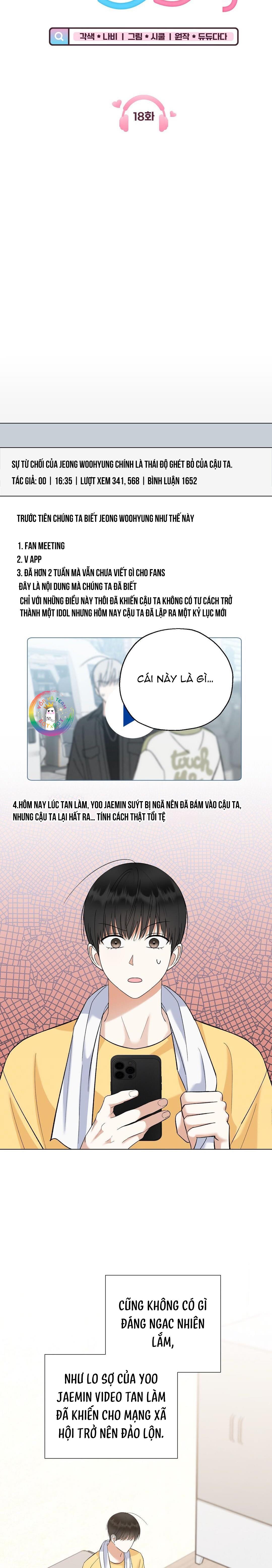 Đọc truyện To The Fans, Not To Me - Chapter 18