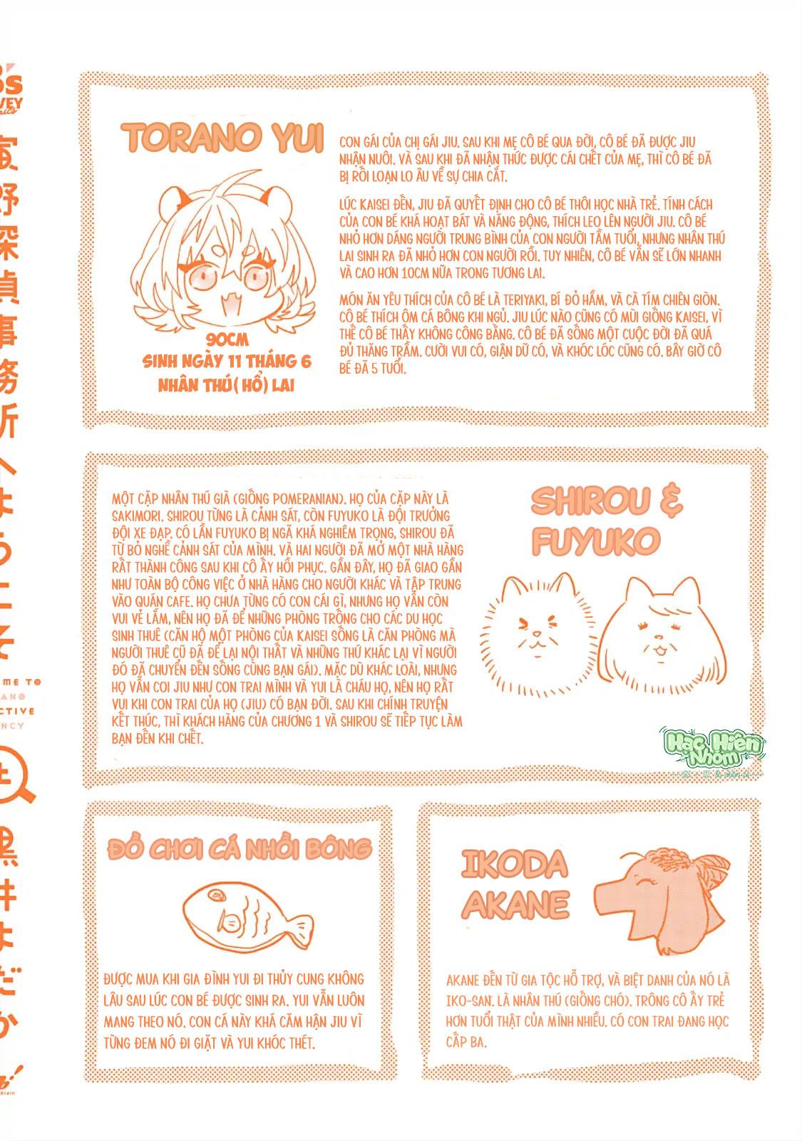 Đọc truyện Chào mừng đến văn phòng thám tử Torano - Chapter 5.5