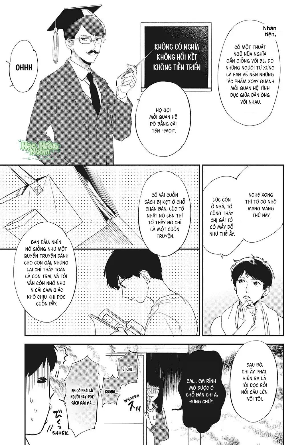 Đọc truyện Chào mừng đến với câu lạc bộ nghiên cứu Yaoi - Chapter 3