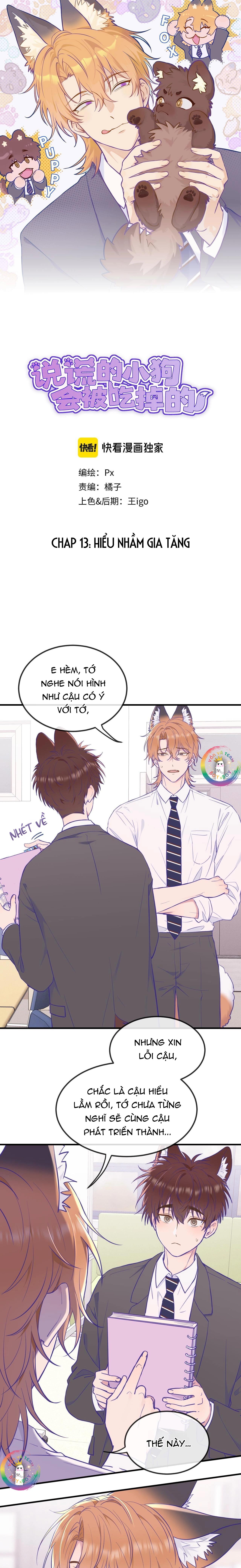 Đọc truyện Cún Con Nói Dối Sẽ Bị Ăn Thịt - Chapter 13