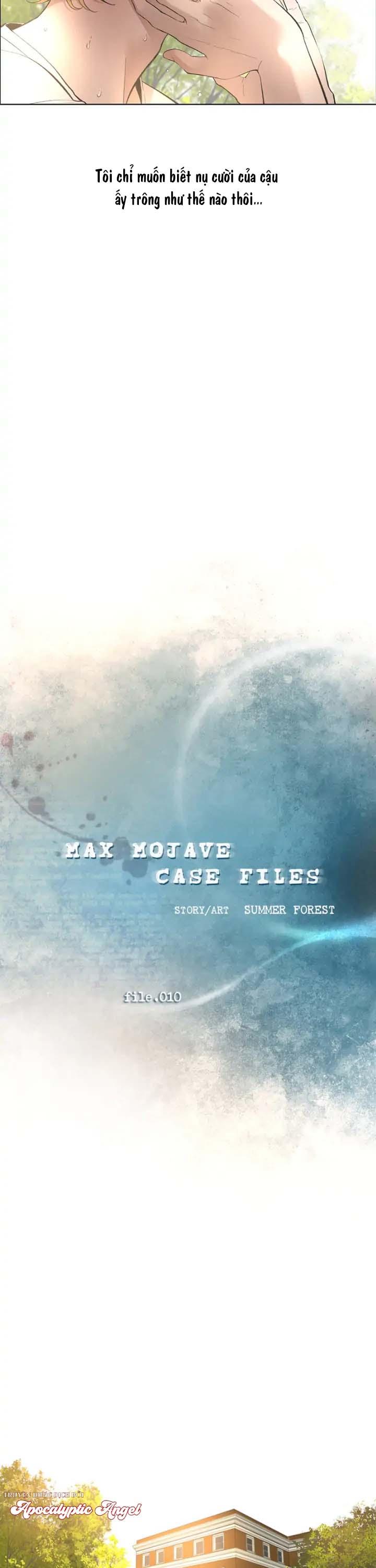 Đọc truyện Hồ Sơ Vụ Án Của Max Mojave - Chapter 10