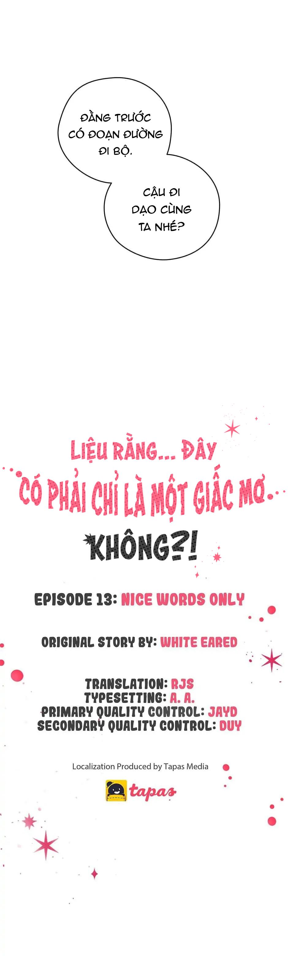 Đọc truyện Liệu Rằng... Đây Có Phải Chỉ Là Một Giấc Mơ Không!? - Chapter 13