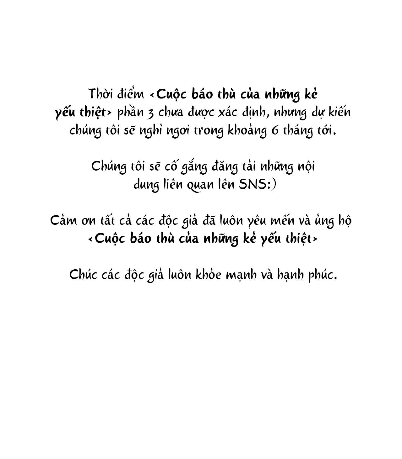 Đọc truyện Công Cuộc Báo Thù Của Kẻ Yếu Thế - Chapter 57.1