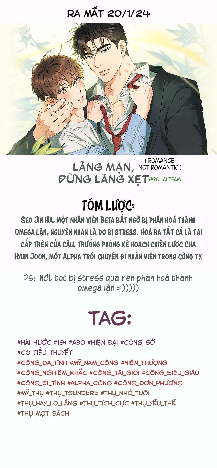 Đọc truyện LÃNG MẠN ĐỪNG LÃNG XẸT - Chapter 0