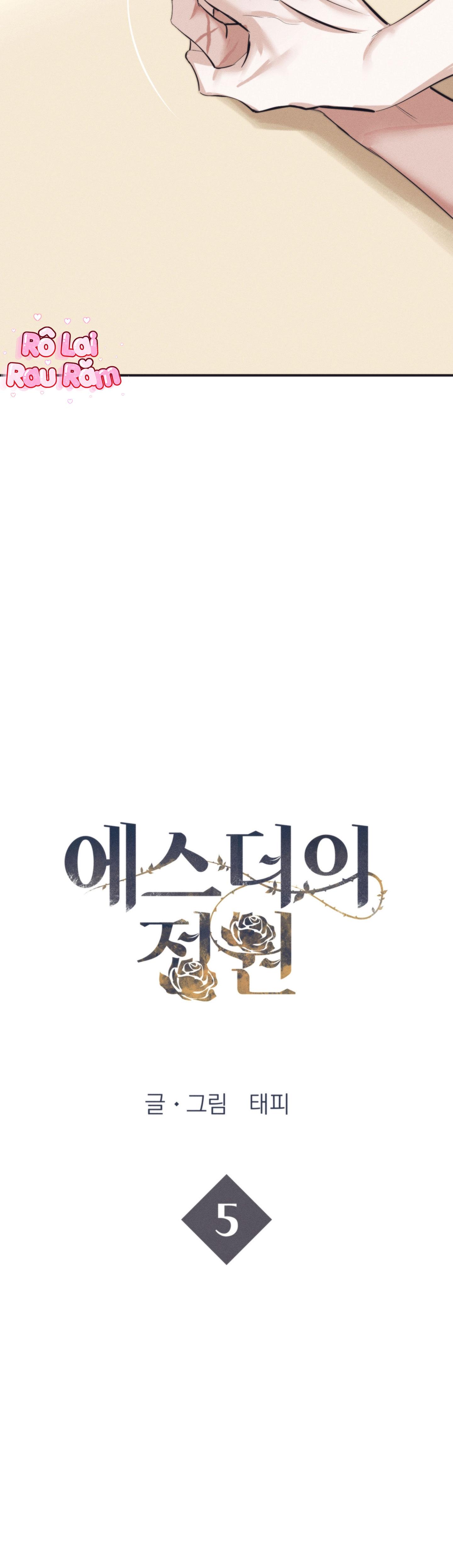 Đọc truyện VƯỜN HOA CỦA ESTHER - Chapter 5