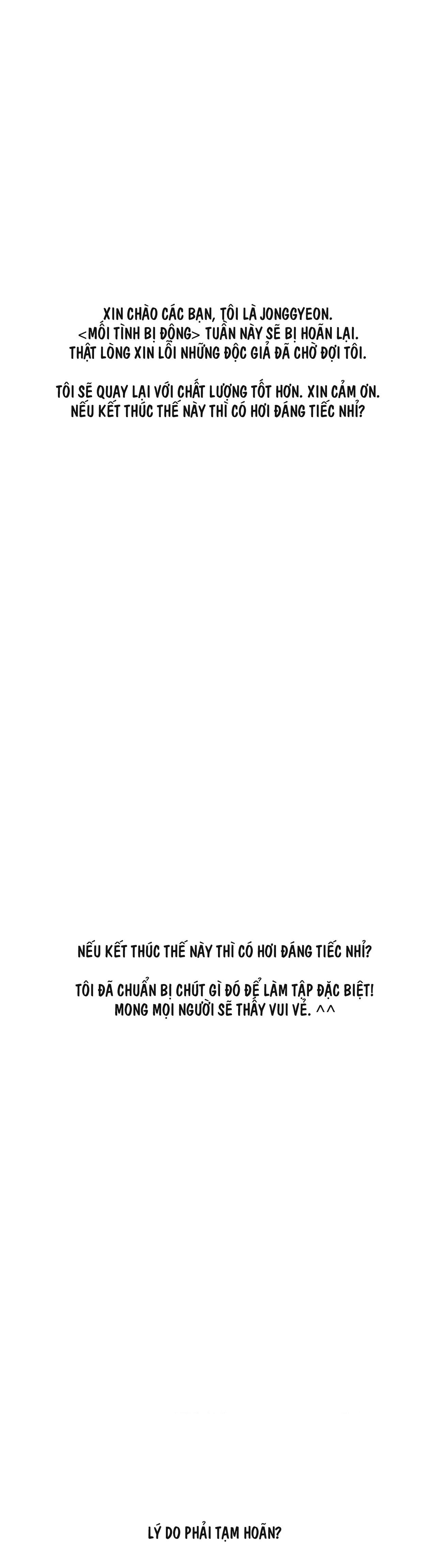 Đọc truyện MỐI TÌNH BỊ ĐỘNG - Chapter 21.1