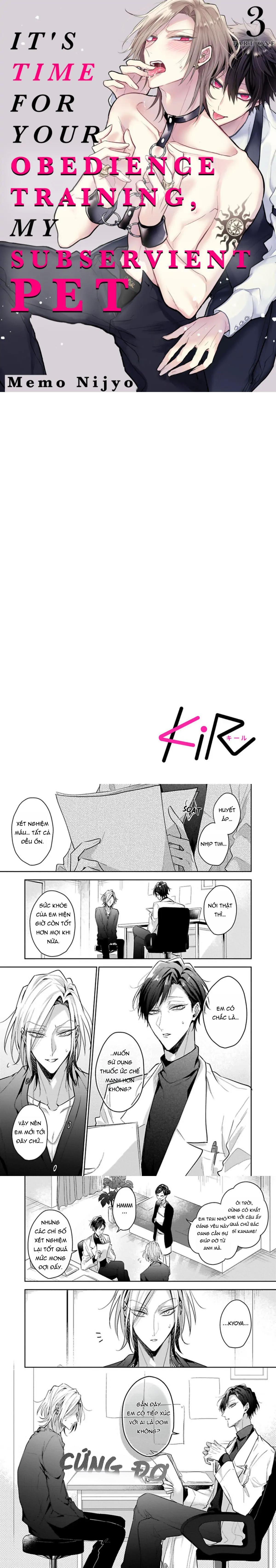 Đọc truyện Quý Ngài Sub, Đến Giờ Huấn Luyện Rồi - Chapter 3.1