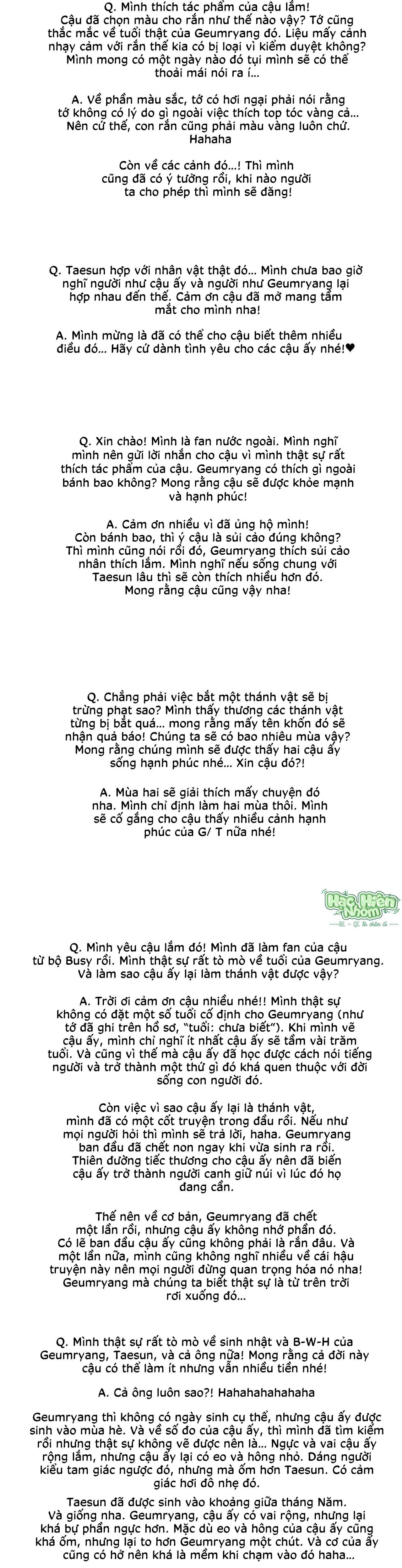 Đọc truyện Sự quyến rũ của Thần Rắn - Chapter 26.5