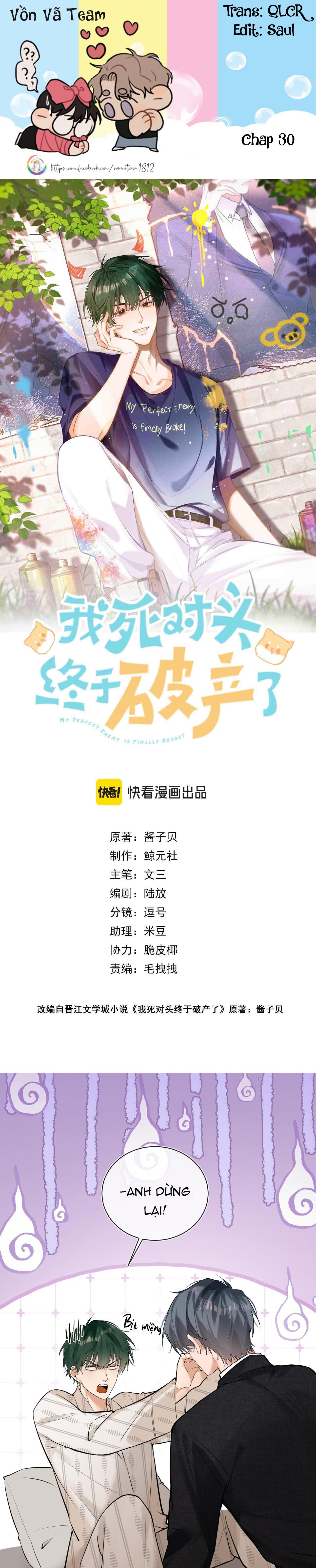 Đọc truyện Đối Thủ Không Đội Trời Chung Cuối Cùng Cũng Phá Sản Rồi! - Chapter 30