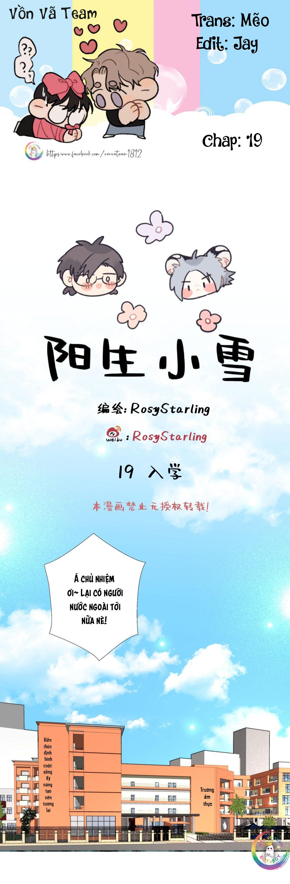 Đọc truyện Dương Sinh Tiểu Tuyết (DROP) - Chapter 19