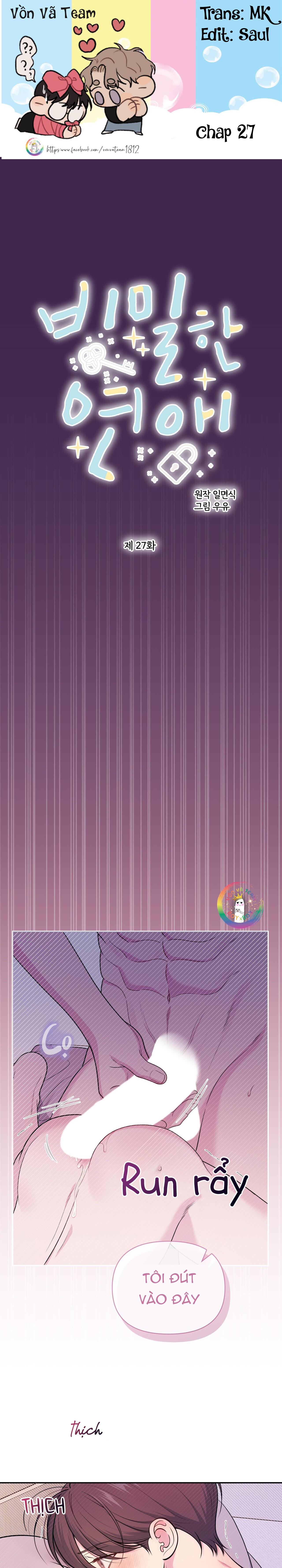 Đọc truyện (END) Tình Yêu Bí Mật - Chapter 27