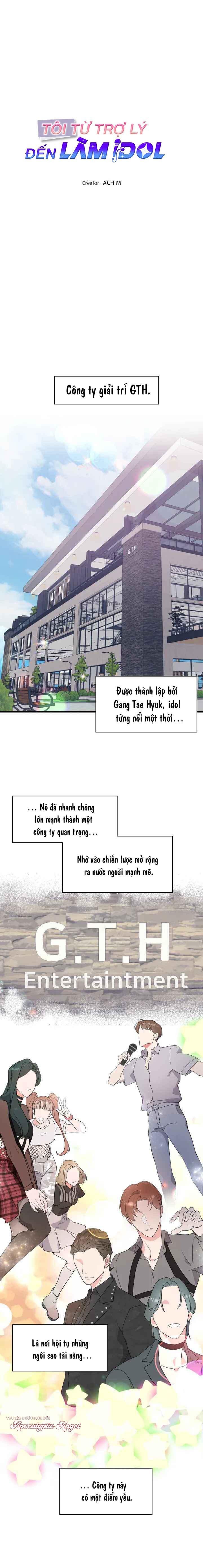 Đọc truyện Tôi Từ Trợ Lý Đến Làm Idol - Chapter 1