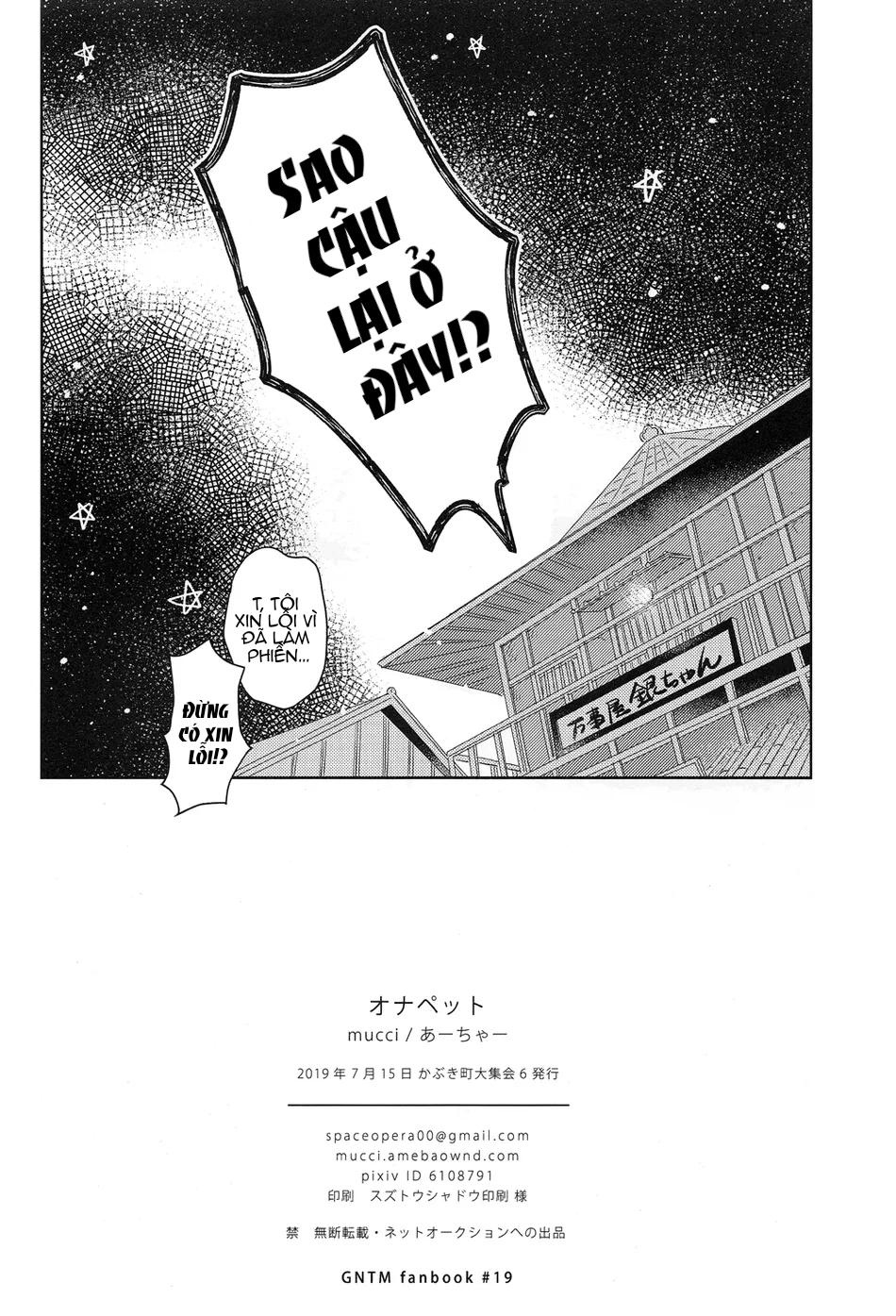 Đọc truyện ONESHOT/DOUJINSHI Theo Yêu Cầu - Chapter 49