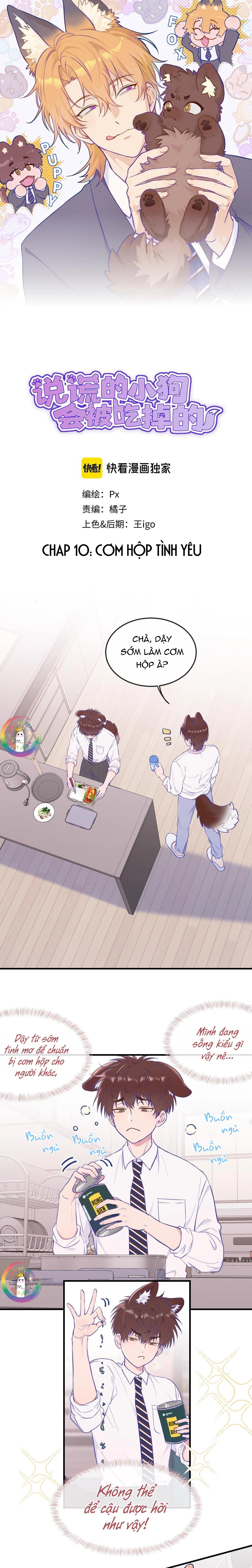 Đọc truyện Cún Con Nói Dối Sẽ Bị Ăn Thịt - Chapter 10