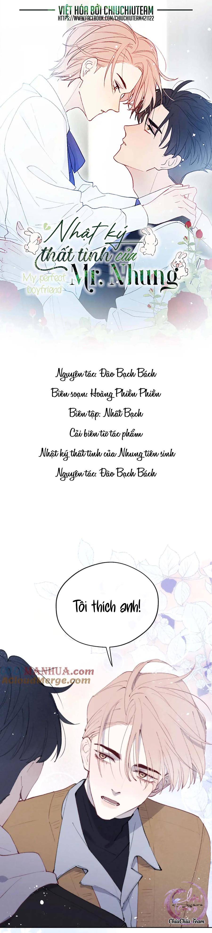 Đọc truyện Nhật Ký Thất Tình Của Mr.Nhung - Chapter 55