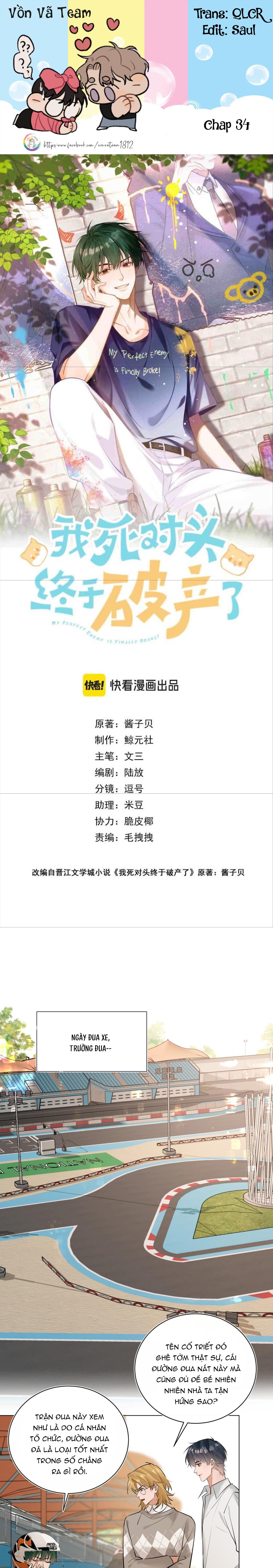 Đọc truyện Đối Thủ Không Đội Trời Chung Cuối Cùng Cũng Phá Sản Rồi! - Chapter 34