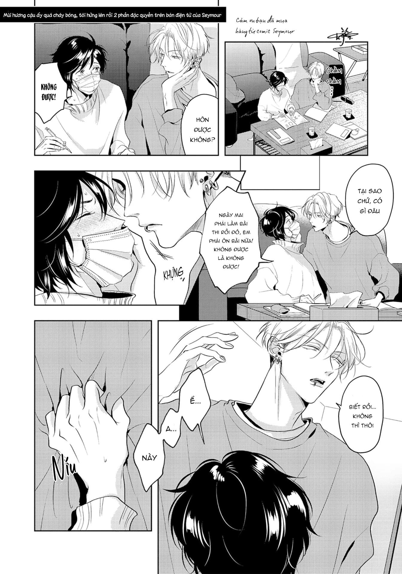 Đọc truyện Mùi Hương Cậu Ấy Quá Cháy Bỏng Tôi Hứng Lên Rồi!! - Chapter 12.7