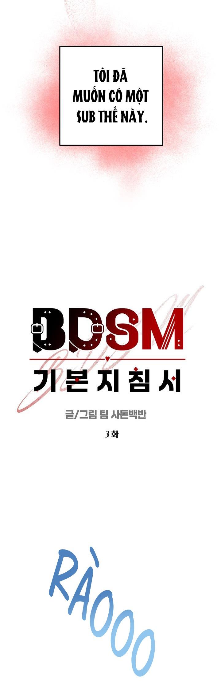 Đọc truyện HƯỚNG DẪN BDSM CƠ BẢN - Chapter 3