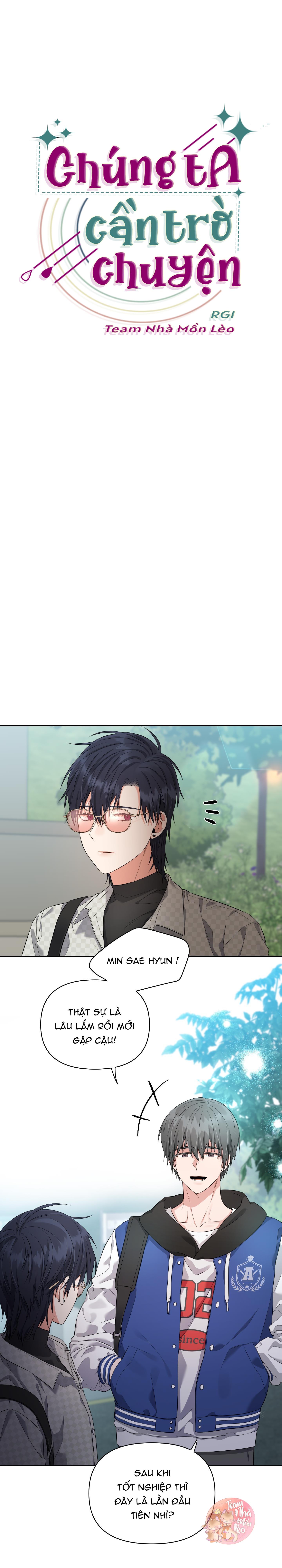 Đọc truyện CHÚNG TA CẦN TRÒ CHUYỆN - Chapter 5