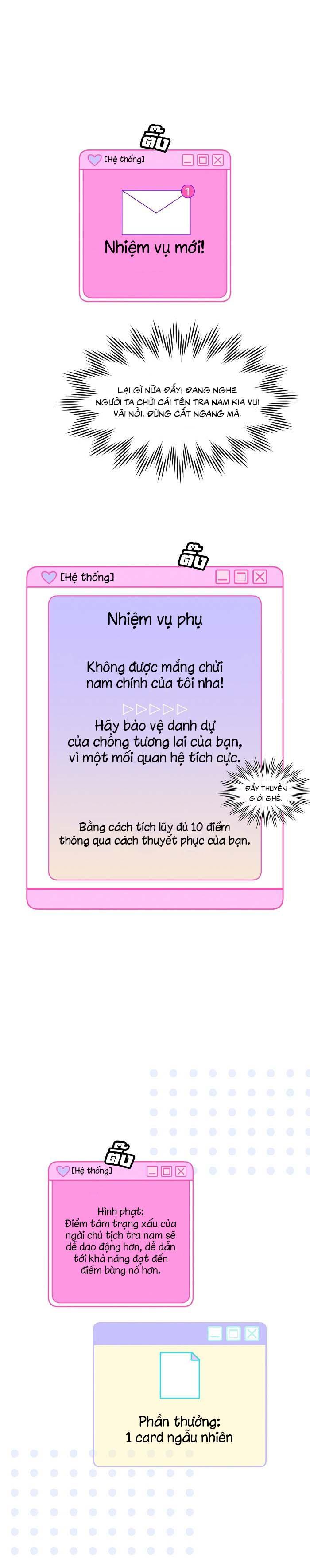 Đọc truyện Làm sao đây? Tôi gặp phải quest công lược tổng tài tra nam rồi - Chapter 8