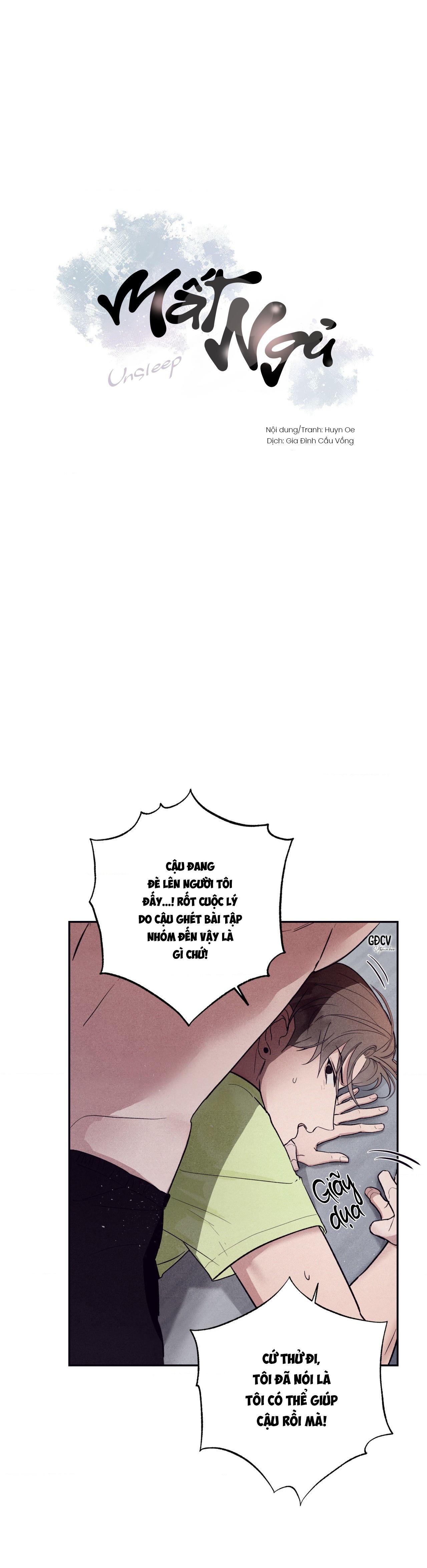 Đọc truyện (UNSLEEP) MẤT NGỦ - Chapter 5