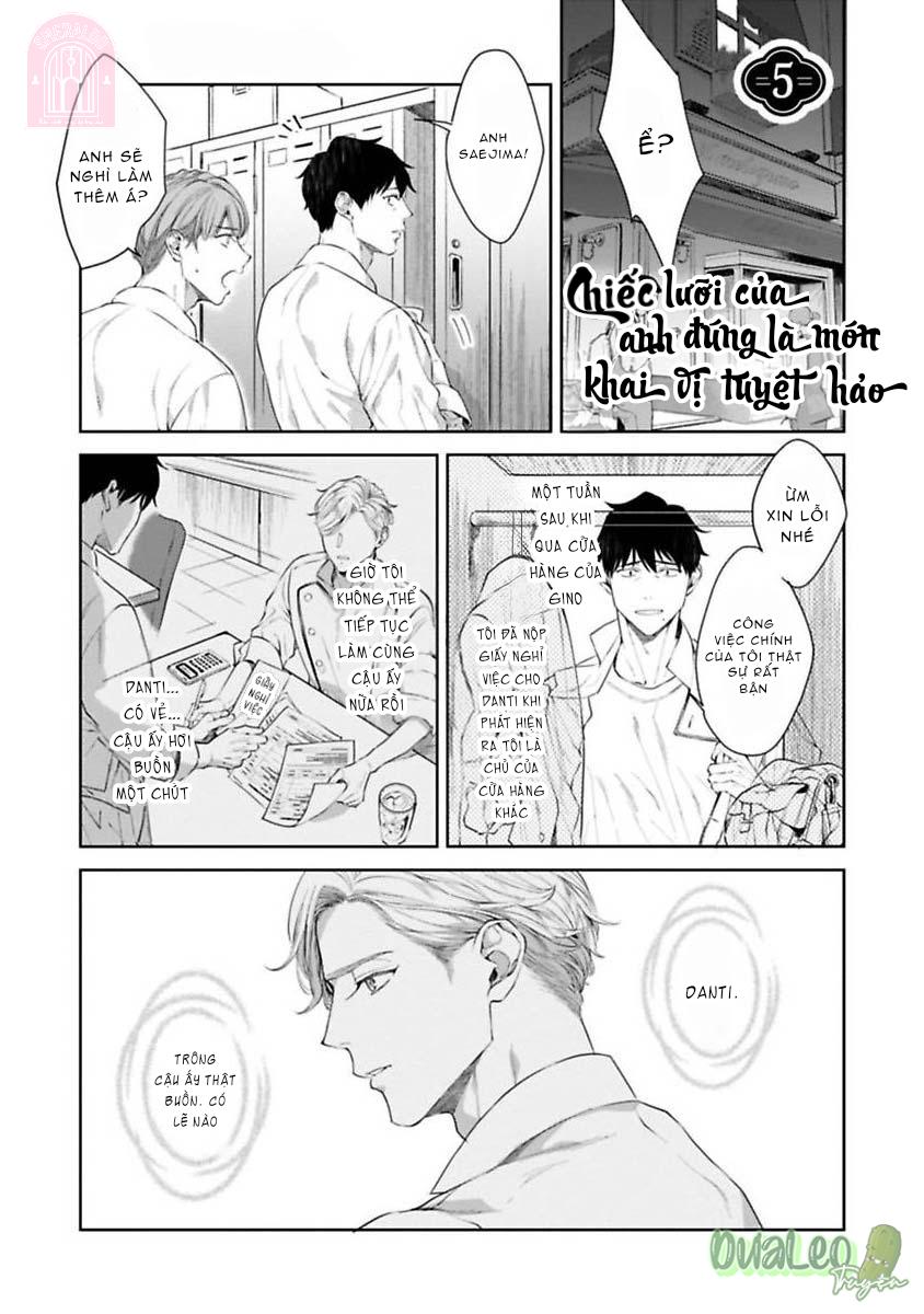 Đọc truyện Chiếc lưỡi của anh đúng là món khai vị tuyệt hảo - Chapter 5