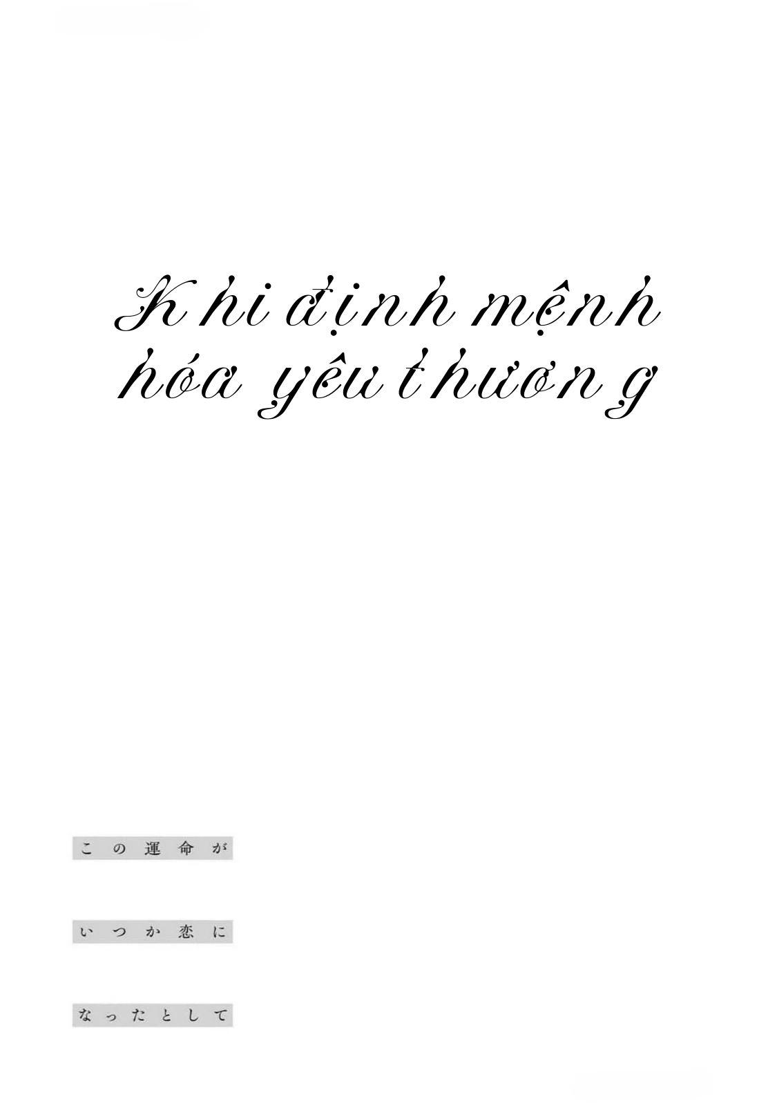 Đọc truyện Khi Định Mệnh Hoá Yêu Thương - Chapter 2