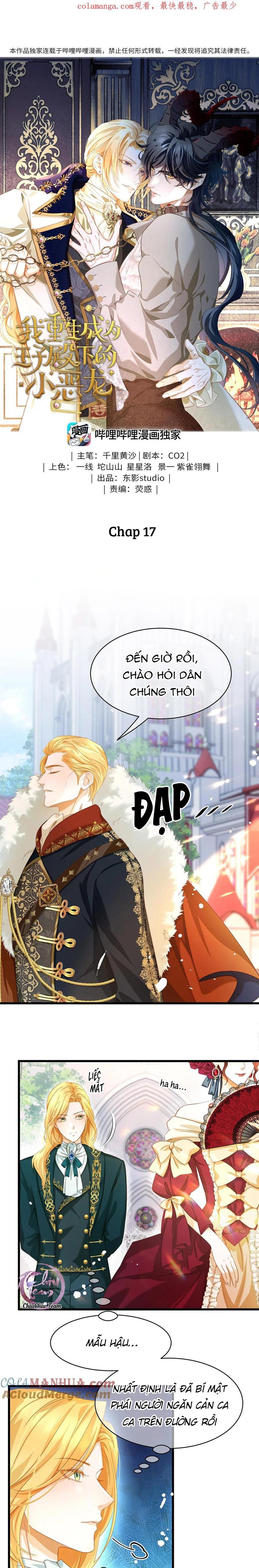 Đọc truyện Tôi Tái Sinh Thành Tiểu Ác Long Của Hoàng Tử Điện Hạ - Chapter 17