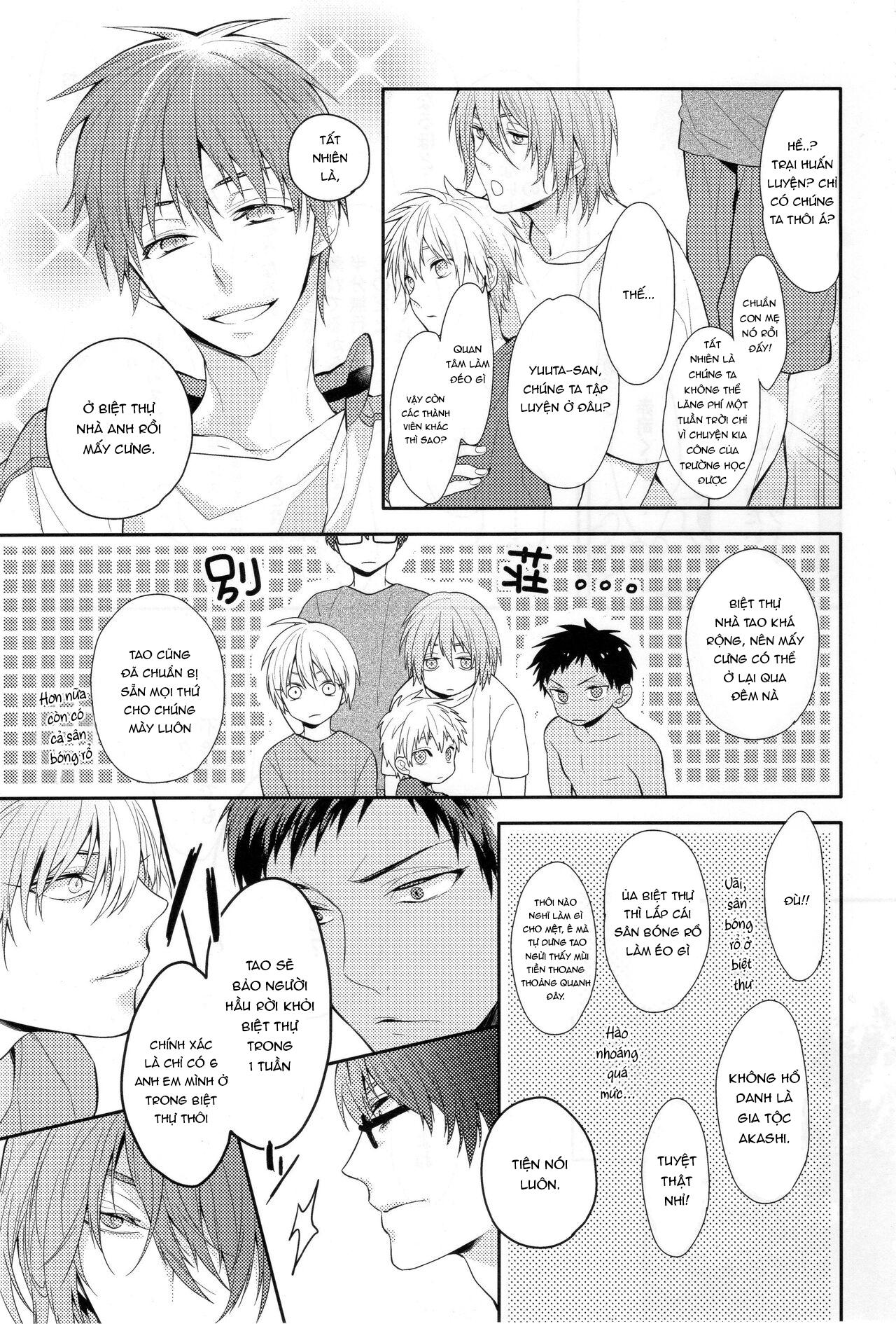 Đọc truyện Doujinshi của Kuroko no basket ball - Chapter 1