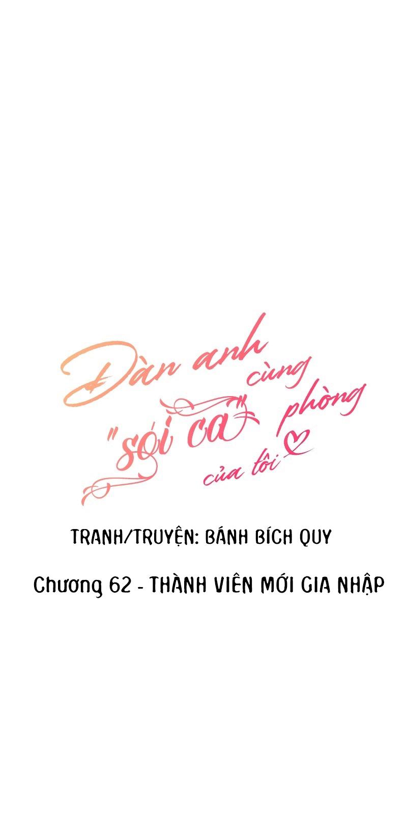 Đọc truyện (END) Đàn Anh Sói Ca Cùng Phòng Của Tôi - Chapter 62