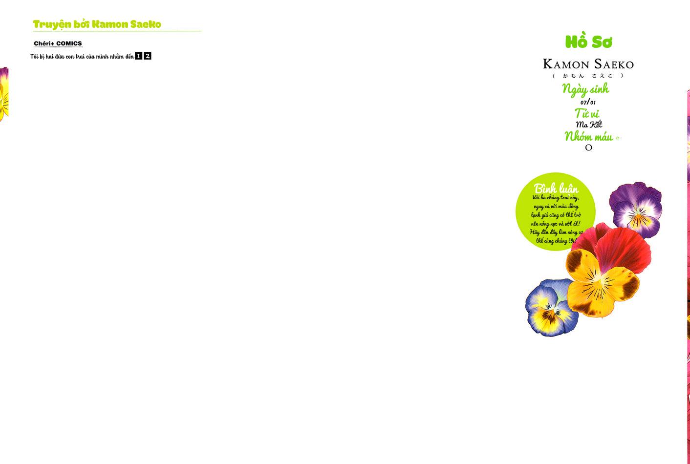 Đọc truyện Tôi Đang Bị Hai Người Con Trai Nhắm Đến - Chapter 7