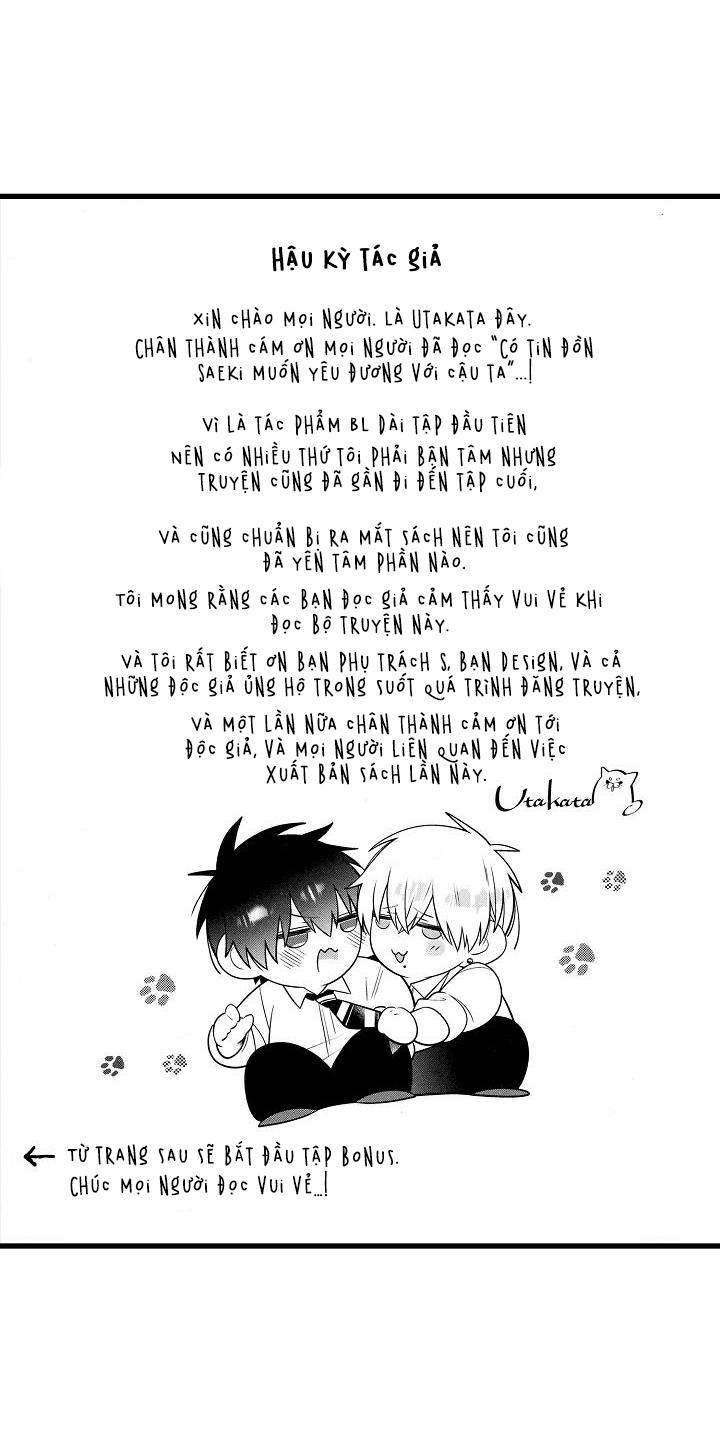 Đọc truyện Có Tin Đồn Saeki Muốn Yêu Đương Với Cậu Ta - Chapter 24