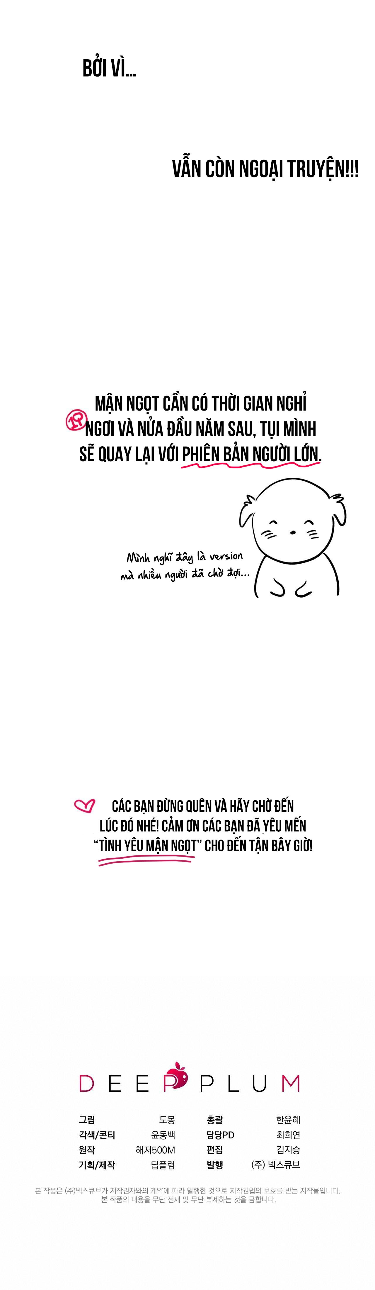 Đọc truyện TÌNH YÊU MẬN NGỌT - Chapter 42.1