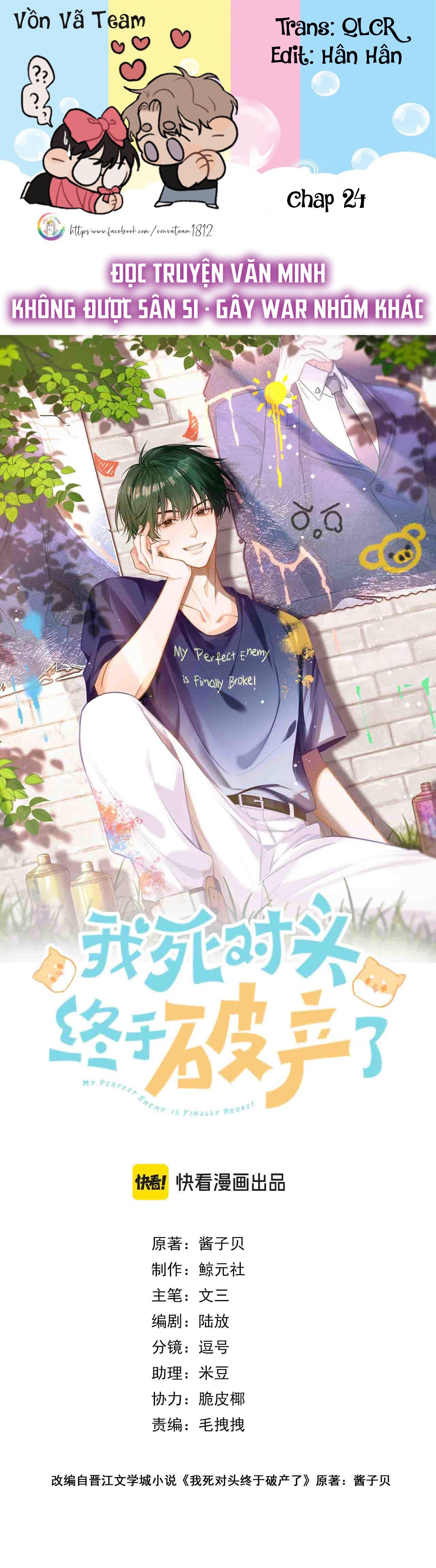 Đọc truyện Đối Thủ Không Đội Trời Chung Cuối Cùng Cũng Phá Sản Rồi! - Chapter 24