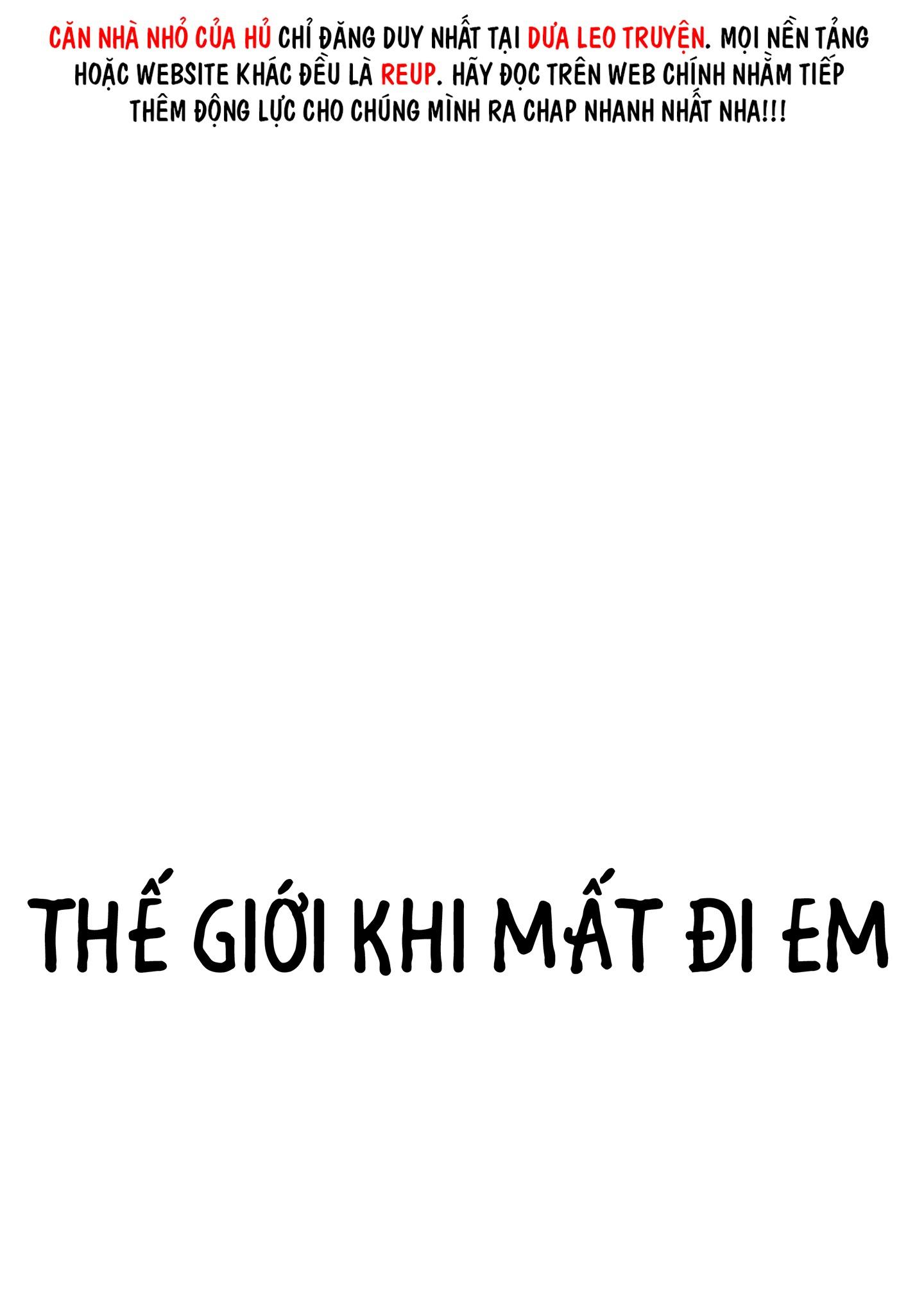 Đọc truyện THẾ GIỚI KHI MẤT ĐI EM - Chapter 51