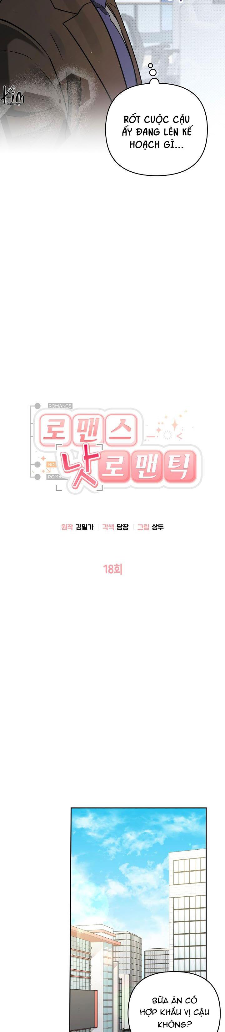 Đọc truyện ROMANCE NOT ROMANTIC - Chapter 18