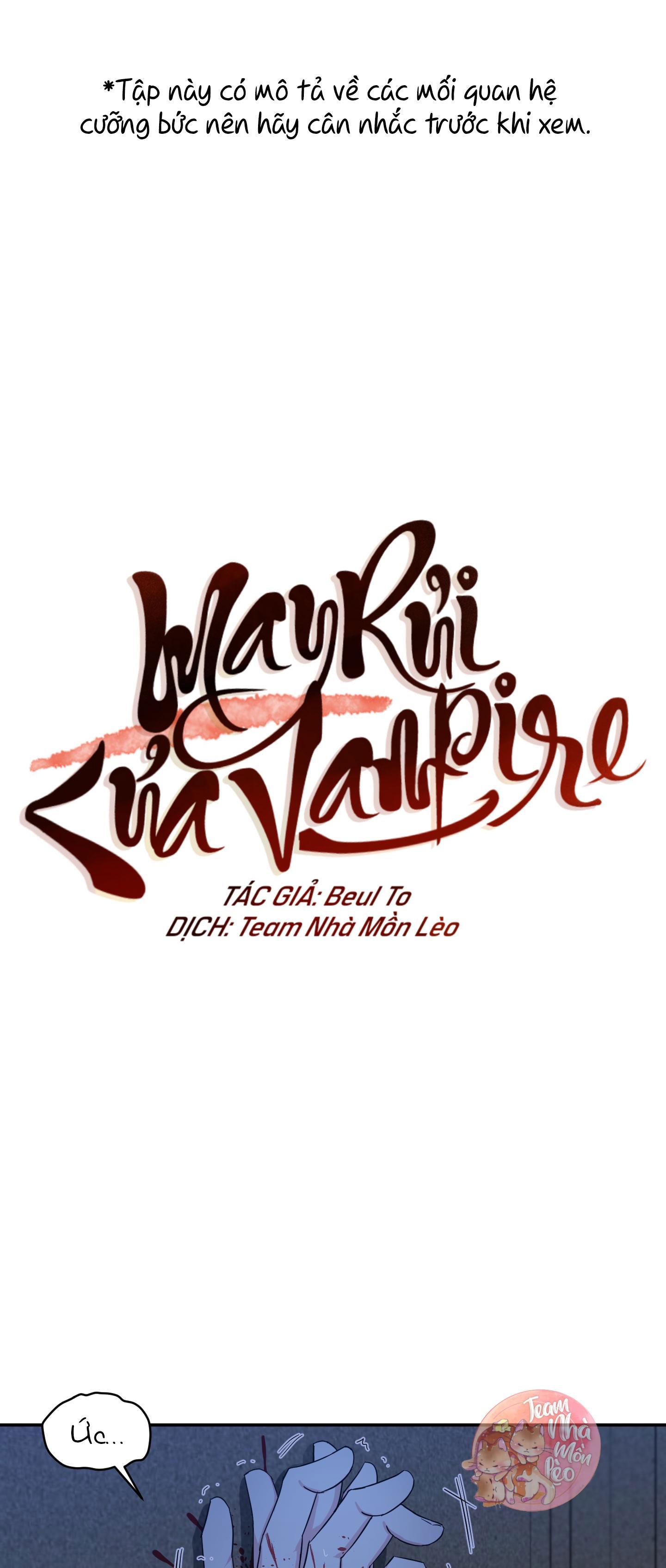 Đọc truyện MAY RỦI CỦA VAMPIRE - Chapter 36
