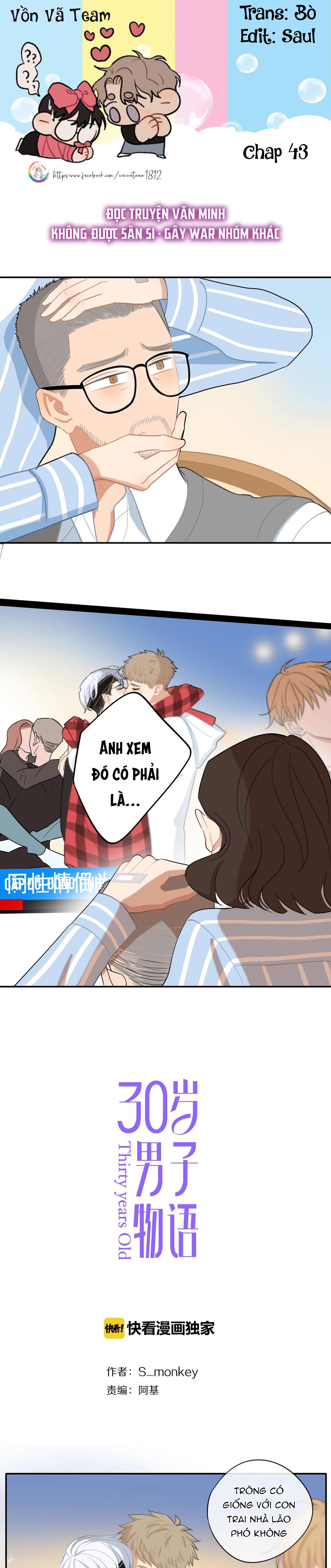 Đọc truyện Tình Chàng 30 - Chapter 43