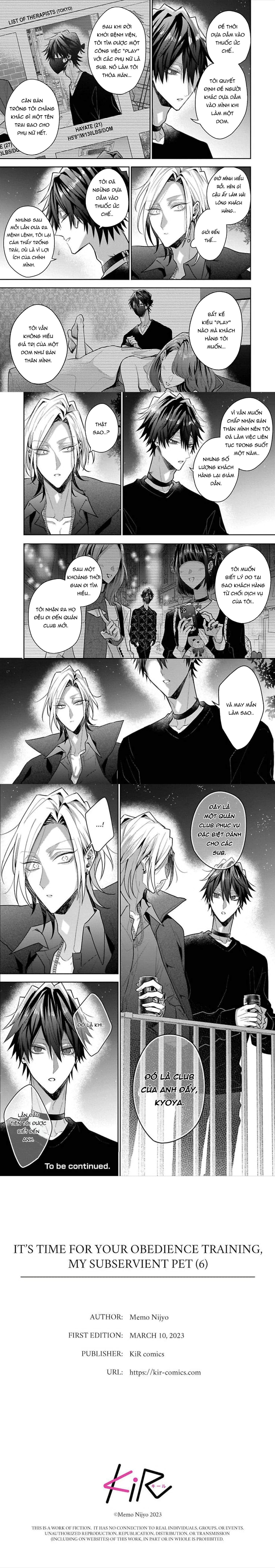 Đọc truyện Quý Ngài Sub, Đến Giờ Huấn Luyện Rồi - Chapter 6