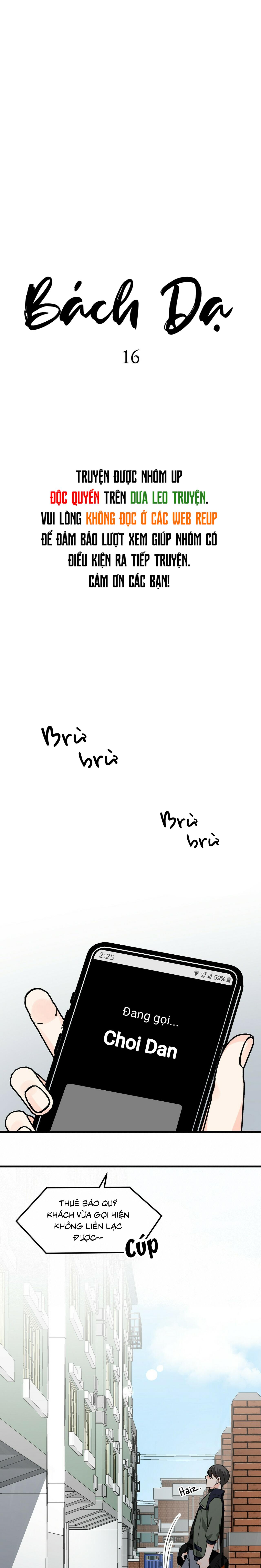 Đọc truyện Bách Dạ - Chapter 16