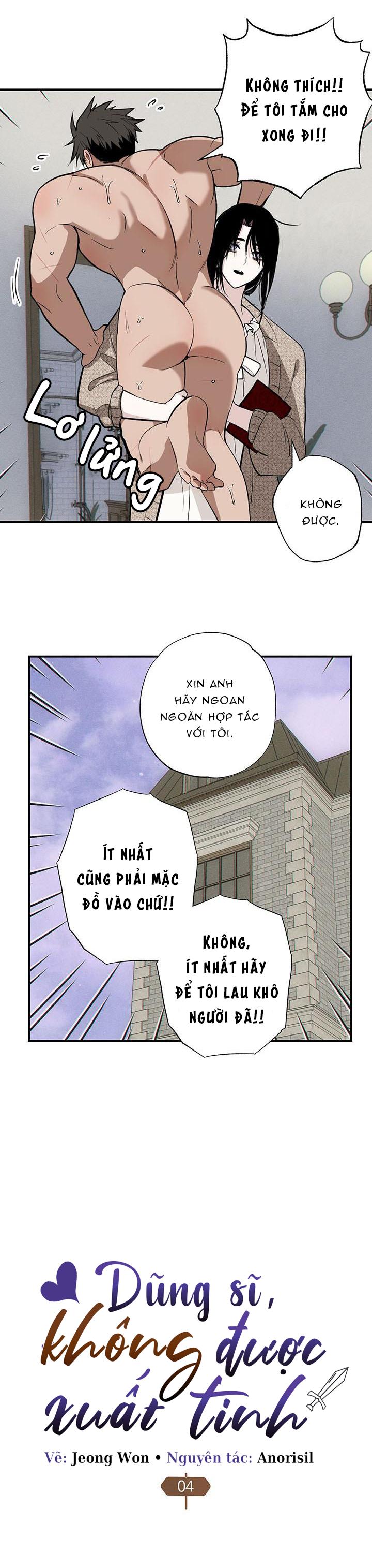 Đọc truyện DŨNG SĨ, KHÔNG ĐƯỢC XUẤT TINH - Chapter 4