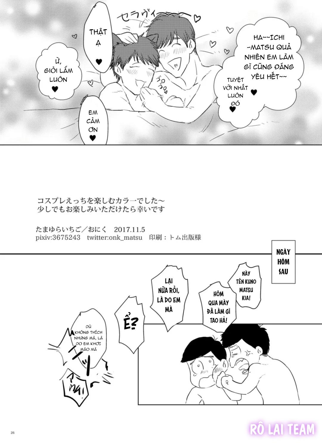 Đọc truyện Tuyển Tập BL 18 theo yêu cầu nhà Rô Lai - Chapter 26