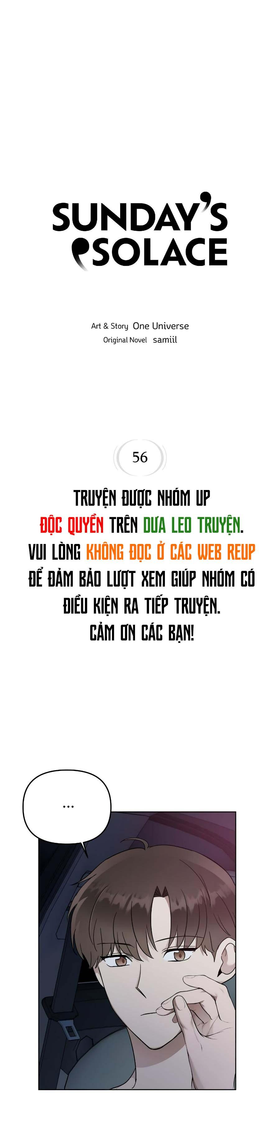 Đọc truyện Niềm An Ủi Ngày Chủ Nhật - Chapter 56