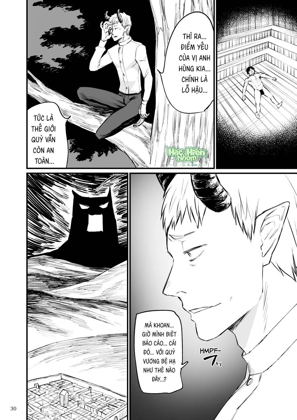 Đọc truyện Điểm yếu của vị anh hùng vĩ đại lại chính là hậu môn! - Chapter 1